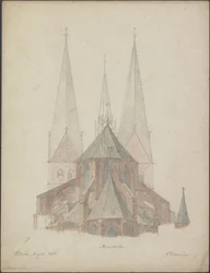 Église Sainte-Marie à Lübeck (1855)